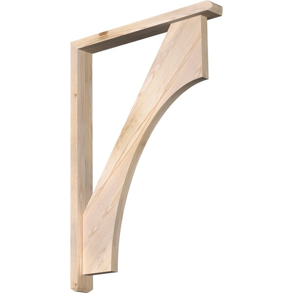 Ekena Millwork Westlake Craftsman Smooth Bracket w/ Offset Brace, Douglas Fir, 3 1/2"W x 28"D x 40"H BKT0402X28X40WTL04SDF - main